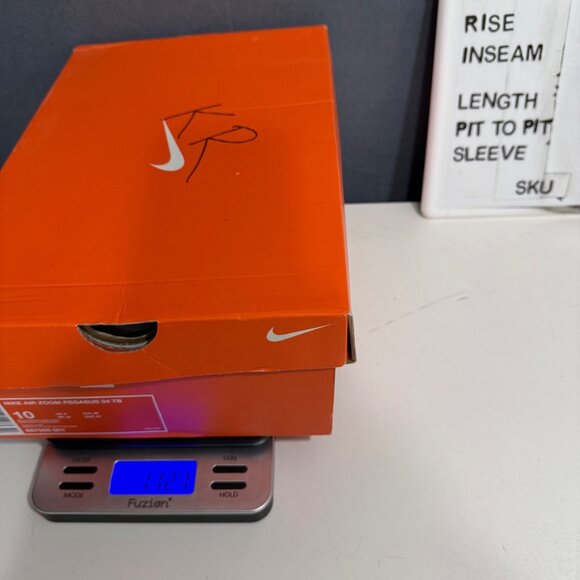 Nike Mens Air Zoom Pegasus 34 TB Running Shoes Size 10 Black Active Athletic - Picture 15 of 15